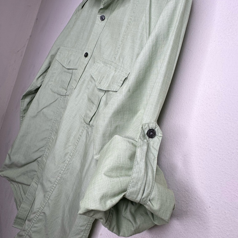 Express Green Lightweight Utility Jacket - image 4